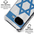 Israel Flag Distressed Google Pixel 9a Clear Case